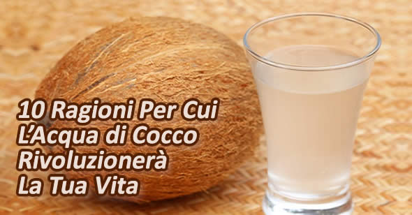 benefici dell'acqua di cocco