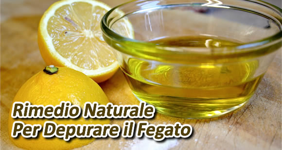olio d'oliva e limone per depurare il fegato