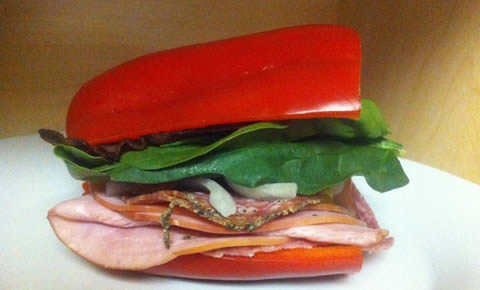sandwich peperone rosso