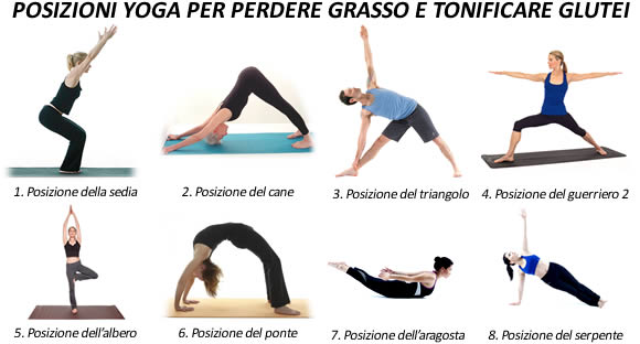 yoga per glutei