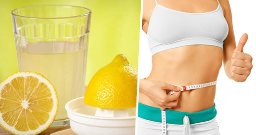 perdere peso acqua limone