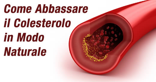 abbassare colesterolo in modo naturale