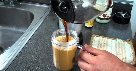 olio di cocco caffe