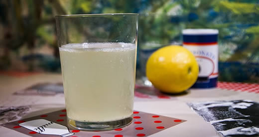 peso de bicarbonato de limão