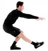 squat su un piede